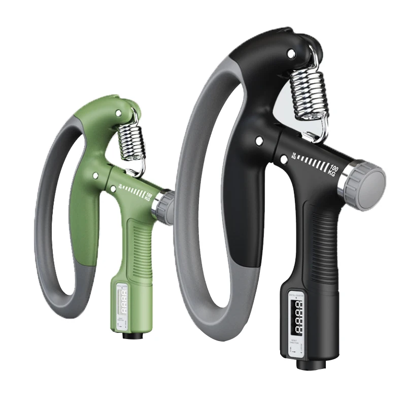 

Strengthener Spring Grip 10-100KG Adjustable Intelligent Countable Hand Grip Arm Muscle Wrist Training Home Fitness Equipment