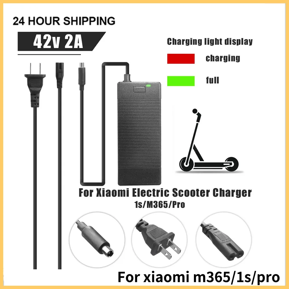 Зарядное устройство для электрического скутера Ninebot Max G30 G30D ES1 ES2 42 в 2 А