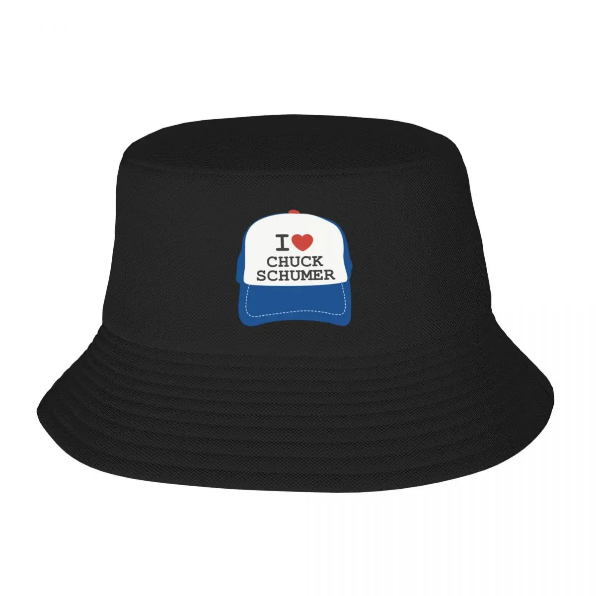 Шляпа в стиле милитари с надписью I LOVE CHUCK SCHUMER Нью-Йорк