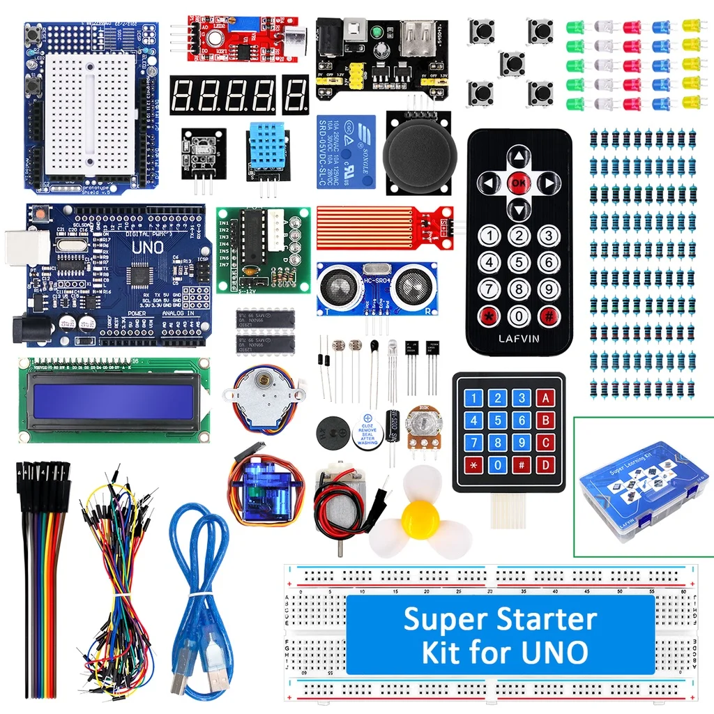 Фото Супер стартовый комплект для Arduino UNO R3 с учебным пособием №1
