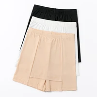 soft seamless safety short pants summer under skirt shorts female black white skin breathable short tights underwear