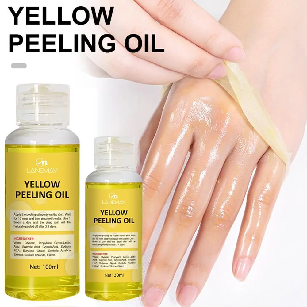 

Масло для пилинга темной кожи, сверхпрочное желтое масло для пилинга, сильное масло для пилинга кожи, быстрое удаление кожи, M2R9