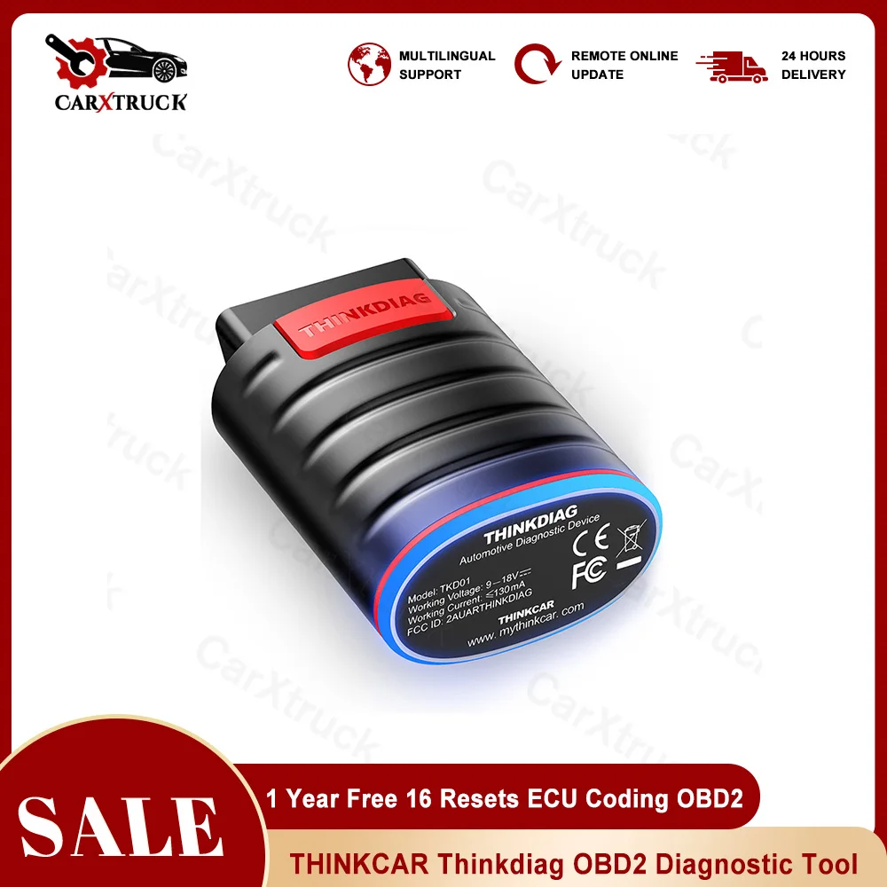 

Thinkcar Thinkdiag new Version V1.23.004 All Software 1 Year Free 16 Resets ECU Coding OBD2 Code Reader Scanner Tool PK Easydiag