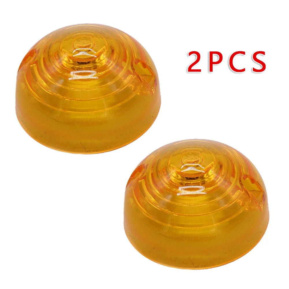 

2 Pcs Car Front Side Transparent Light Indicator Light Lamp Lens Lampshade For Defender 90 110 1990-1994 Car Lights Accessories