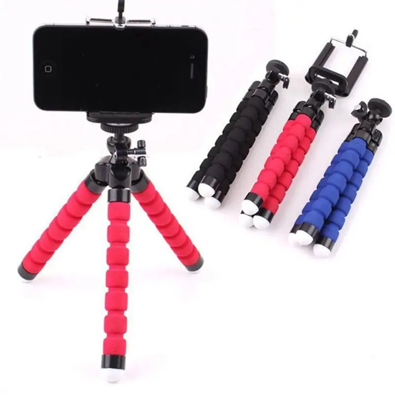 

Mini Sponge Tripod For phone 360 Degree Lazy Octopus Holder Clip Action Camera Tripod For Gopro huawei xiaomi Smartphone Stand