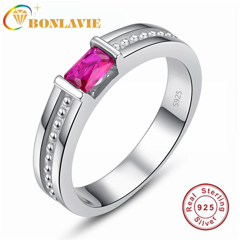 

Мужское обручальное кольцо BONLAVIE, серебро 925 пробы