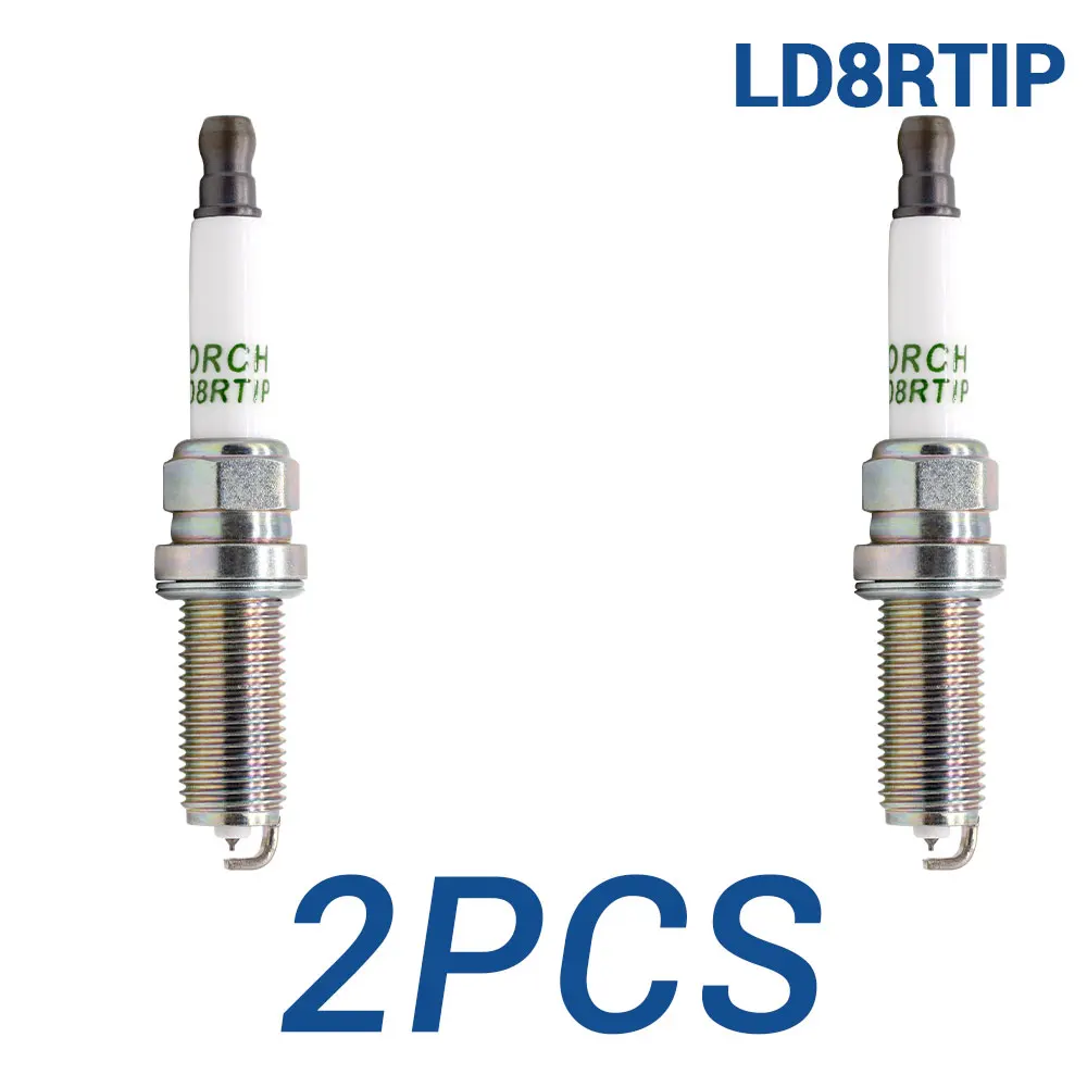 

2-8 штук Замена свечи зажигания для LKAR8BI9 LKAR8AI-9 LKAR8A-9 DILKAR8J9G DILKAR8L8D LKAR8A-9 ILKAR8N8 Iridium Candle Torch LD8RTIP