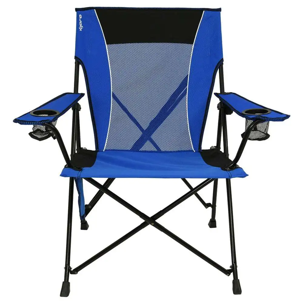 

Blue Dual Portable Camping Chair for Outdoor