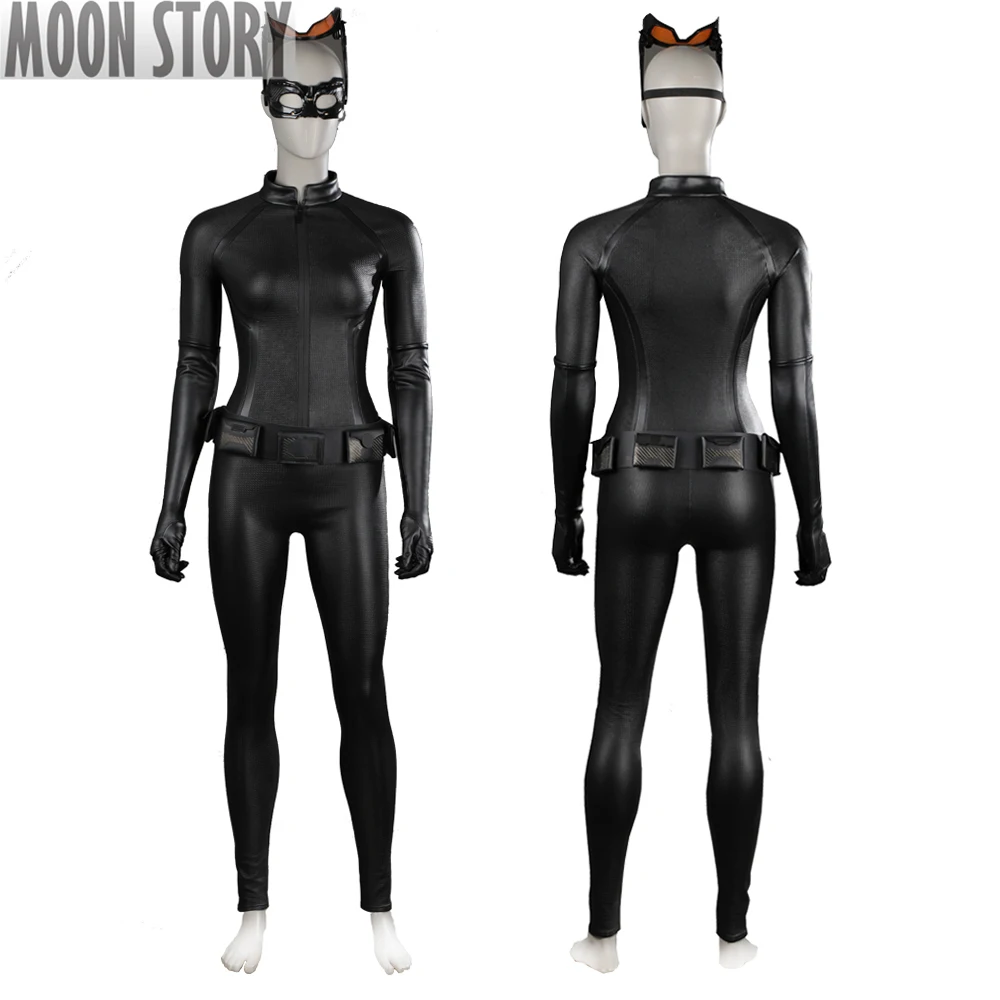 Костюм для косплея из фильма Темный рыцарь Черный кот женский комбинезон Selina