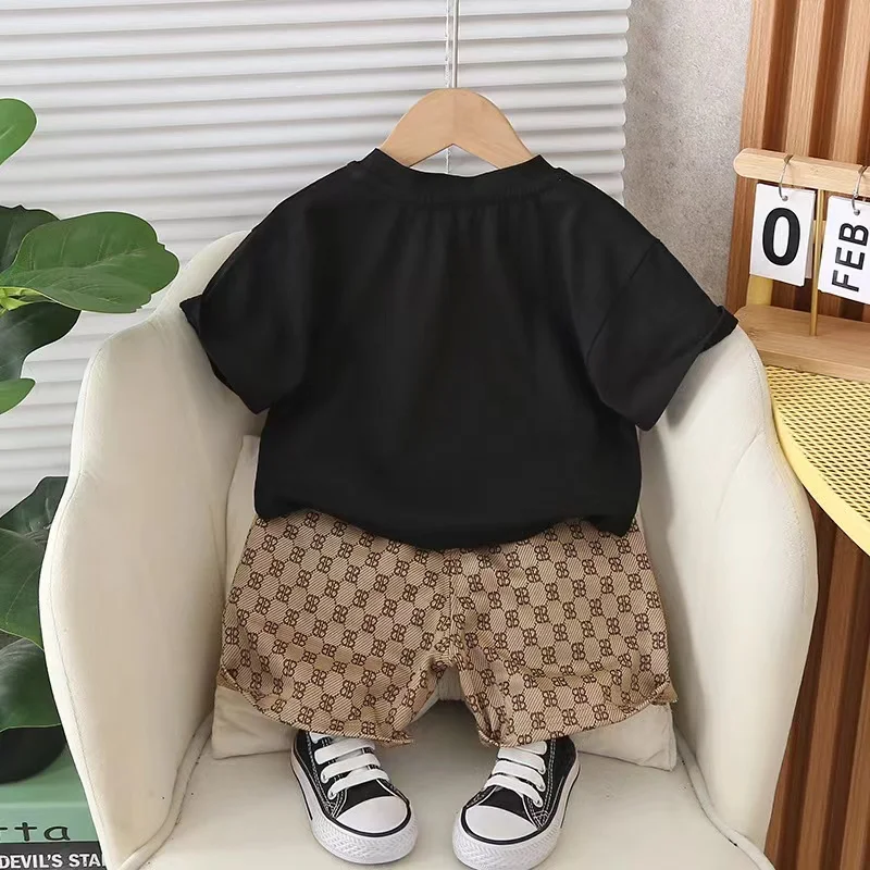 Детский хлопковый комплект футболка и шорты