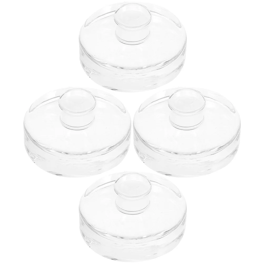 

4Pcs Clear Daily Use Mason Jars Fermenting Lids Wide Mouth Jars Lids for Kitchen Home Daily