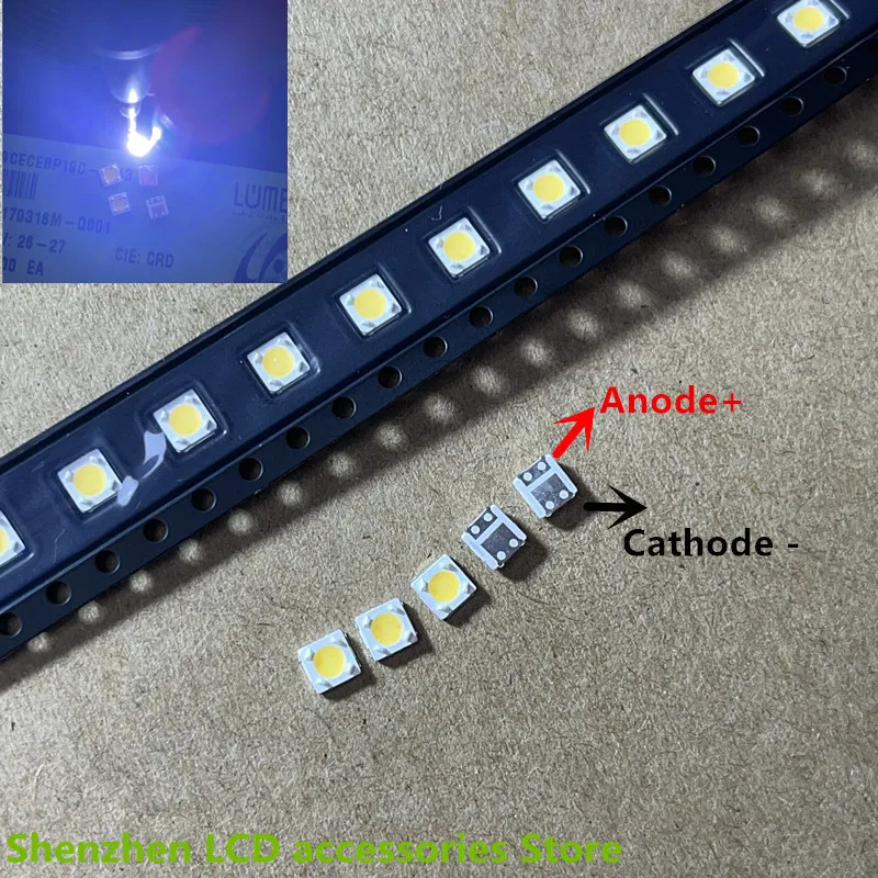 

Светодиодная подсветка для люменов, 1 Вт, 3 в, 3535, холодный белый ЖК-подсветка для телевизора, для SAMSUNG, светодиодная подсветка для ЖК-телевизора