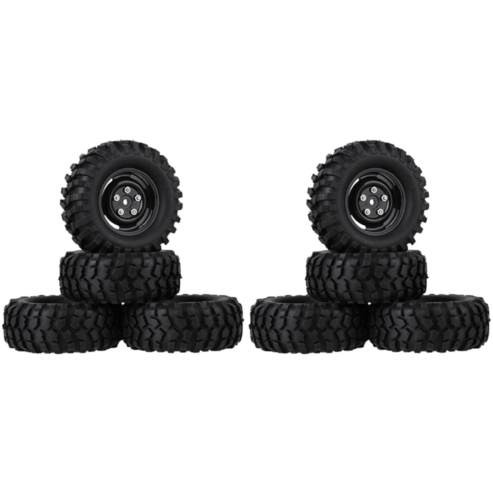 

8 шт. 96 мм 1,9 дюйма 12 мм шестигранный обод и шины для 1/10 радиоуправляемого гусеничного автомобиля HSP Redcat Traxxas TRX4 AXIAL SCX10 RC4WD