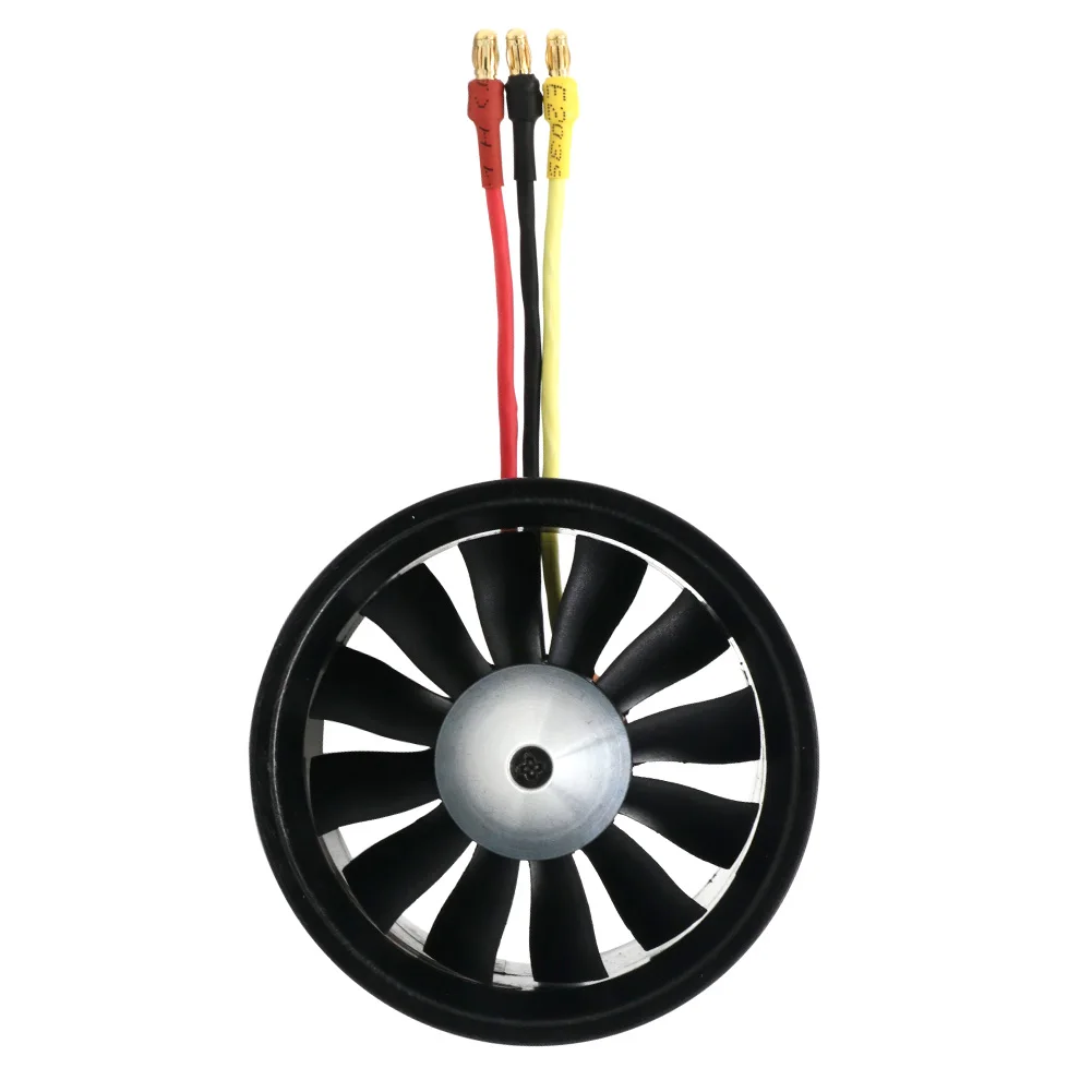 QX-MOTOR DIY Drone 64 мм EDF Set 2822 Двигатель с 12 лопастями Канальный вентилятор для деталей