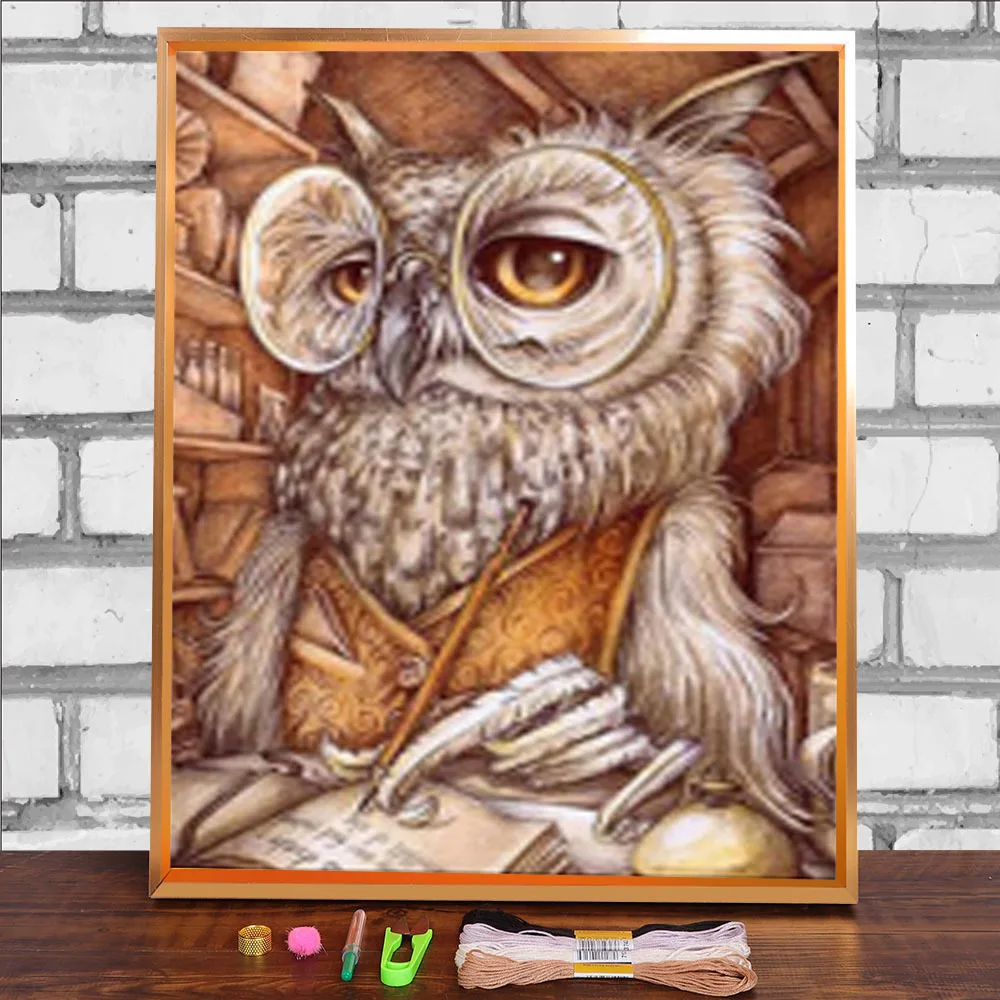 

Вышивка крестиком в виде животного, картина для вышивки «сделай сам», нить DMC, рукоделие, подарок ручной работы, оптовая продажа