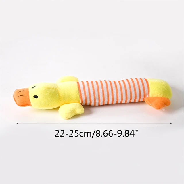 Cute Pet Dog Cat Plush Animals Shape Squeak Sound Toys Funny Durable Chew Molar Bite Toy Suitable For All Pet Molar Training Toy 4