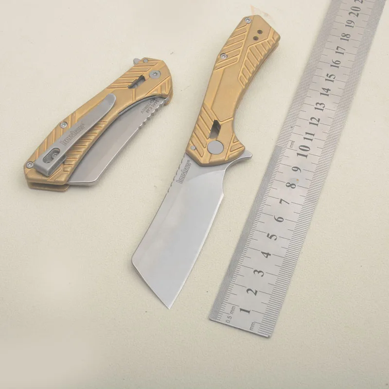 

Kershaw 3445 Folding Knife 8CR13 Blade Steel Handle Pocket Outdoor Camping Survival Tactical Hunting Military Knives EDC Tools