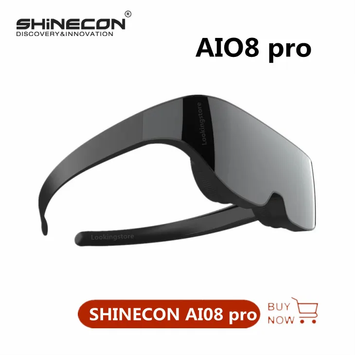 Очки виртуальной реальности Shinecon VR AI08 pro 3D Imax 4K гарнитура гигантский экран стерео