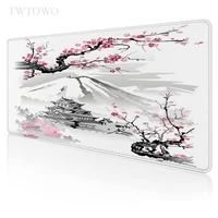 japanese cherry blossoms sakura mouse pad gamer xl large home mousepad xxl mouse mat carpet office soft pc mouse mat table mat