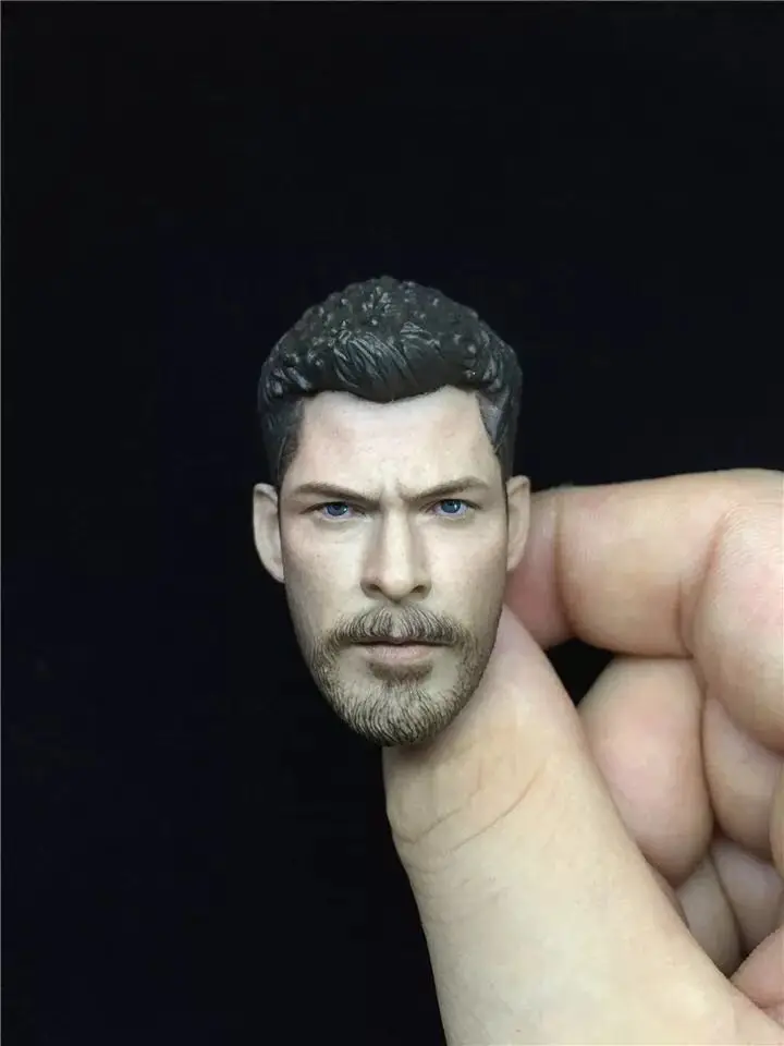

1/6 Male Gladiator Thor Superpower Hero Head Sculpture Carving For 12inch Action Figure DIY