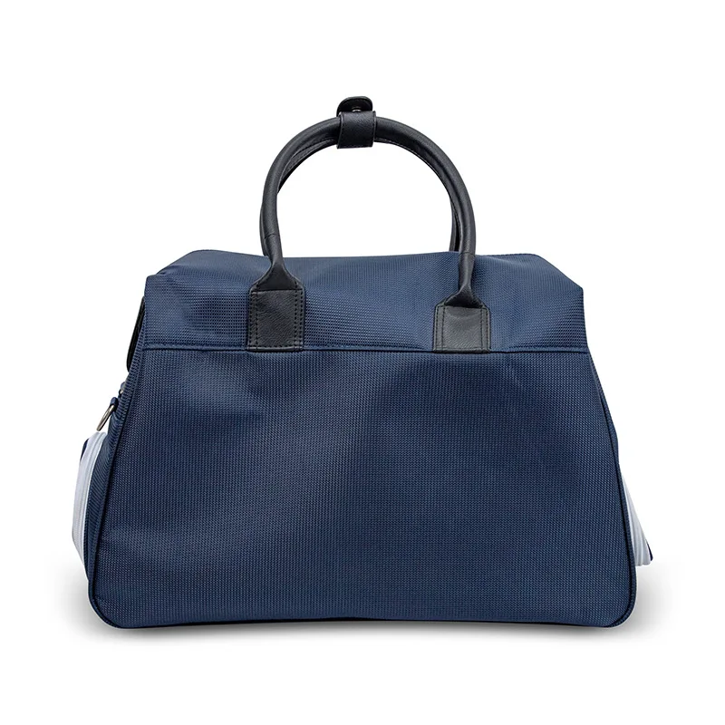 PLAYEAGLE 2 Layers Nylon Golf Clothes Bag With Pouch  Large Capacity Travel Duffel Golf Boston Bag