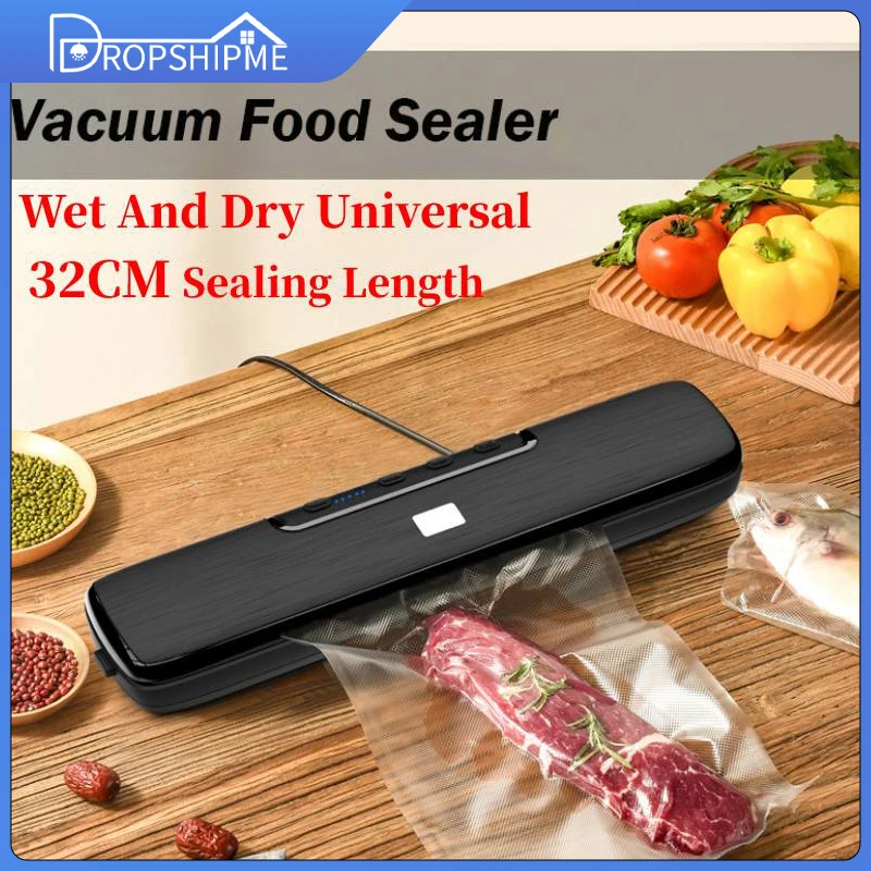 

32CM Sealing Length Bag Sealer Vacuum Packaging Machine Electric Food Processors Commercial Household Packer Kitchen Accessories