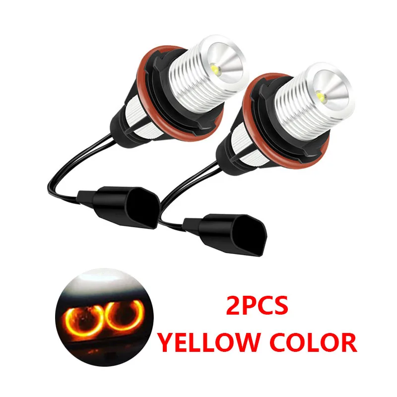 

Комплект Из 2 Светодиодных Фар Angel Eyes DRL Для BMW E39 E53 E60 E31 E63 E64 E65 E66 E83 E87 - Яркие Фары Из Алюминиевого Сп...