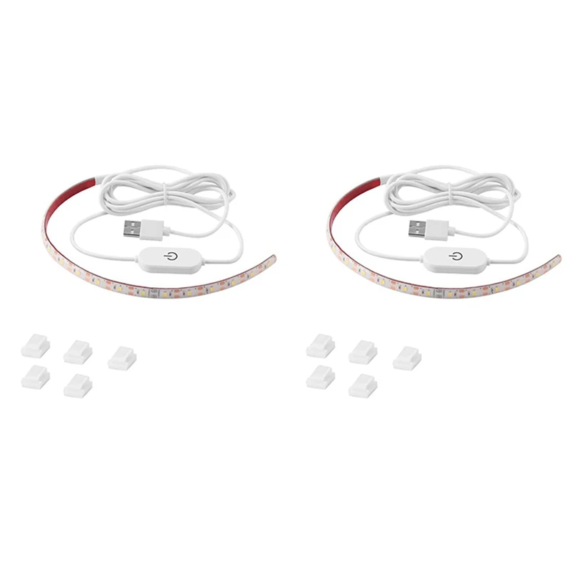 

Оссветильник ительная полоса для швейной машины, 2 шт., набор для приглушения светодисветильник с кнопкой ВКЛ./ВЫКЛ., диммером и питанием от ...