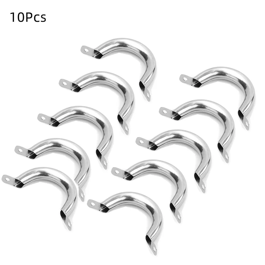 

10PCS Stainless Steel Pot Side Handles Kitchen Cookware Parts Pot Replacement Handle Grip Steamer Handles Soup Part Accessories