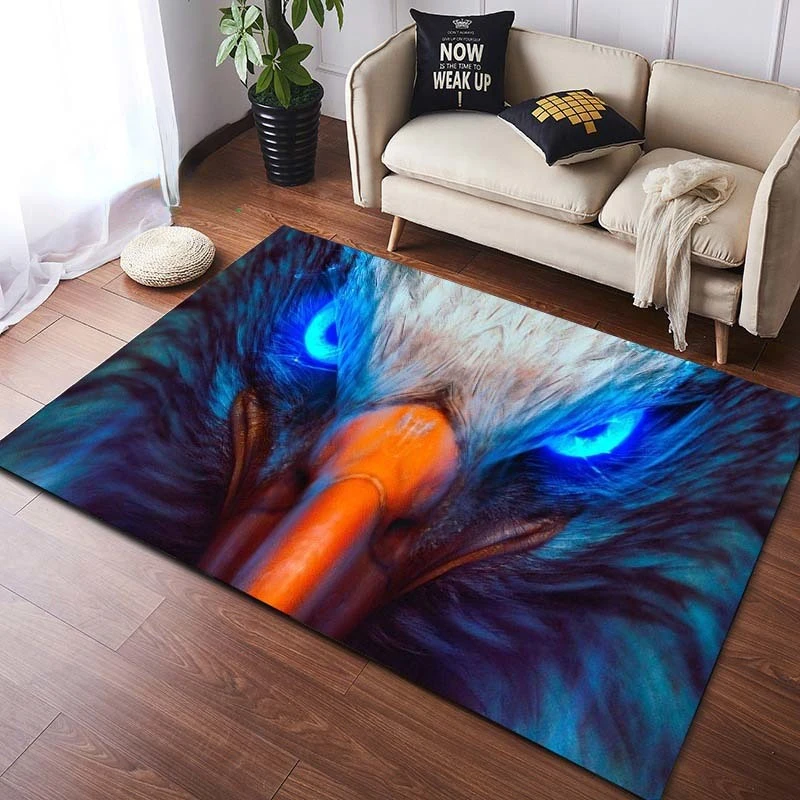 

Home Decor Teens Independent Decor Room Animal Eagle Collection Pattern Area Rugs Bedroom Decor Furry Rugs Living Room Rugs