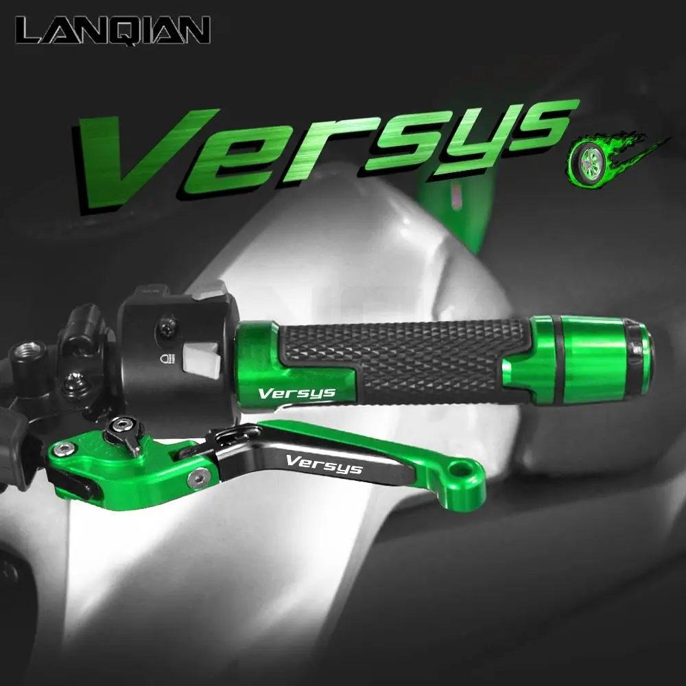 

Motorcycle Brake Clutch Levers Handlebar hand Grips Ends For Kawasaki VERSYS 300X 08-19 VERSYS1000 12-18 VERSYS 650cc 06-16