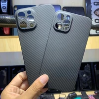 600d real carbon fiber phone case for iphone 12 pro max kevlar fine grained ultra thin iphon 12pro max full cover back shell