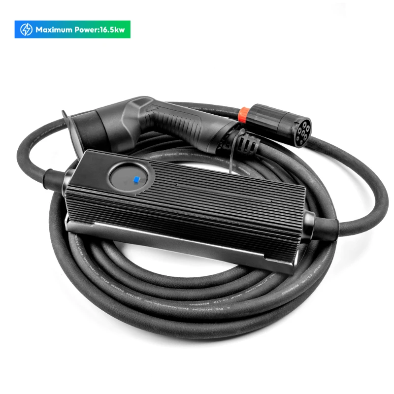 

LCD Display Charging Box 32A Portable EV Charger