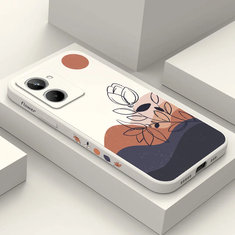 

Flower The Moon Phone Case For OPPO Realme 10 10T 9 9i 8 8i 7 7i 6 Pro Plus C30 C31 C35 C1 C11 C12 C15 C20 C21Y C25 C25S Cover