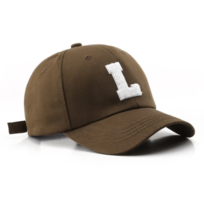 

New Cotton Baseball Cap for Women and Men Fashion Letter L Hat Casual Hip Hop Snapback Hats Summer Visors Sun Cap Unisex