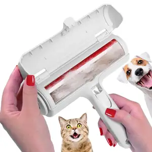 Imported Pet Hair Remover Roller - Dog & Cat Fur Remover with Self-Cleaning Base - Efficient Animal Hair Remo
