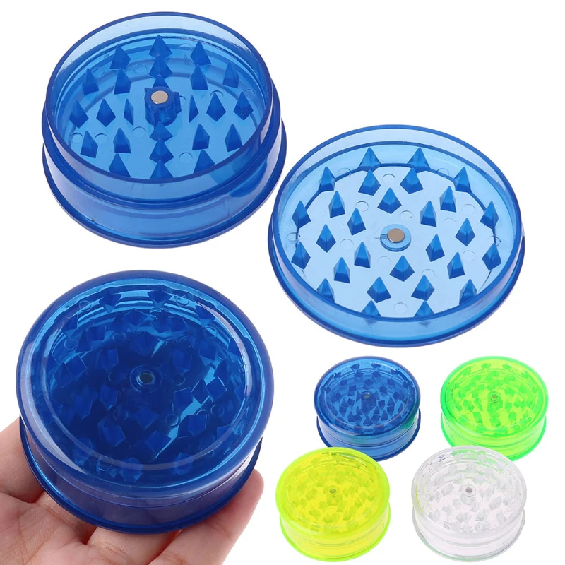

Round Shape Plastic Tobacco Grinder Herb Grinder Tobacco Spice Crusher