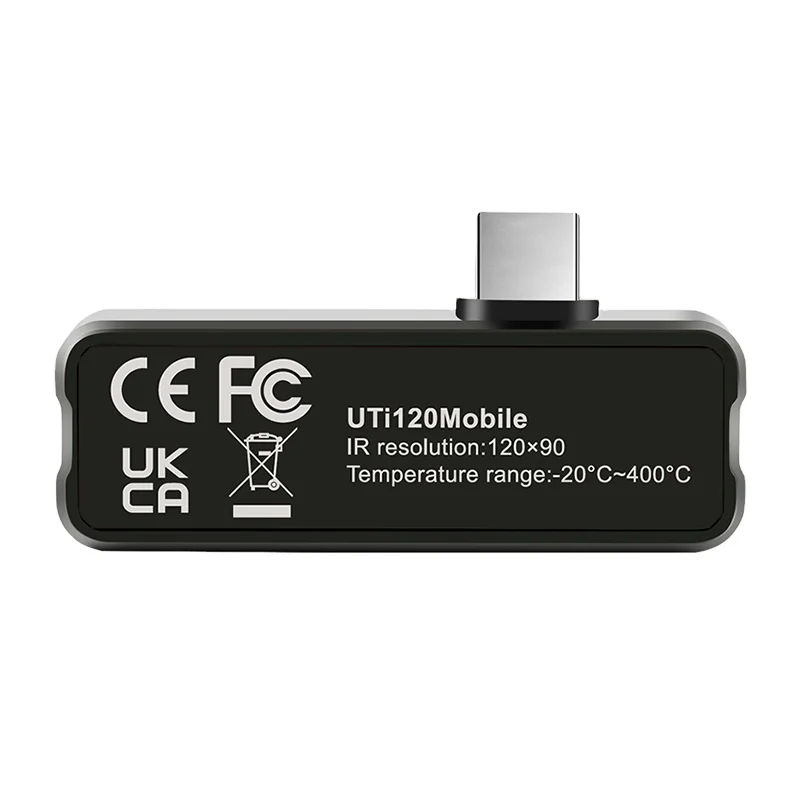 

UTi120Mobile Industrial Thermal Imager -20~400 Celsius Image Capture For Smart Phone