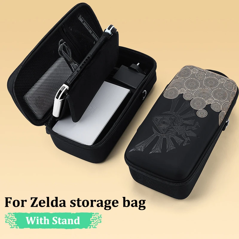 

for zelda Switch OLED Handheld Storage Bag Carrying Case Protective Travel Pouch Scarlet and Violet for NS Nintendo Switch