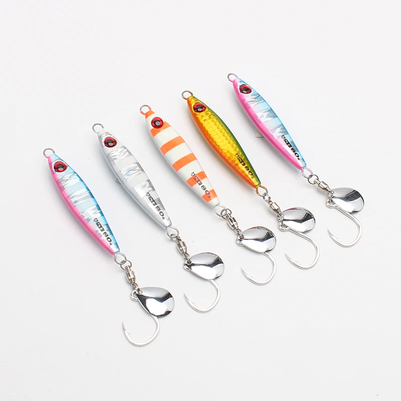 5 шт./комплект приманка для рыбалки с крючками