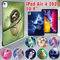for apple ipad air 4 10 9 inch 2020 anti fall slim tablet back case cute style animal pattern series durable hard shell cover