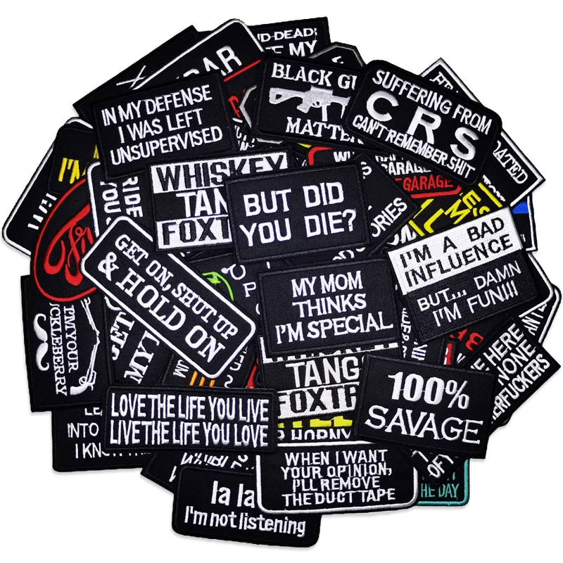 10/20/30/50 шт./партия нашивки с вышивкой