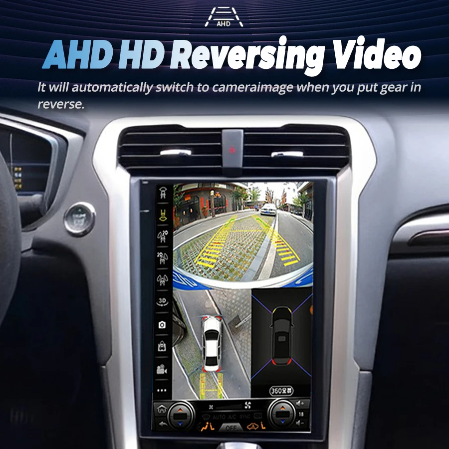 12 1-дюймовый автомобильный радиоприемник для Ford Mondeo MK5 2015 Tesla Экран Android 11