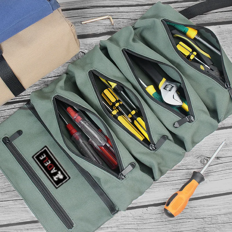 

Tools Storage Bags Canvas Hanging Bag Oxford Cloth Car Back Storage Bag Plumber Bag Hardware Tool Bag