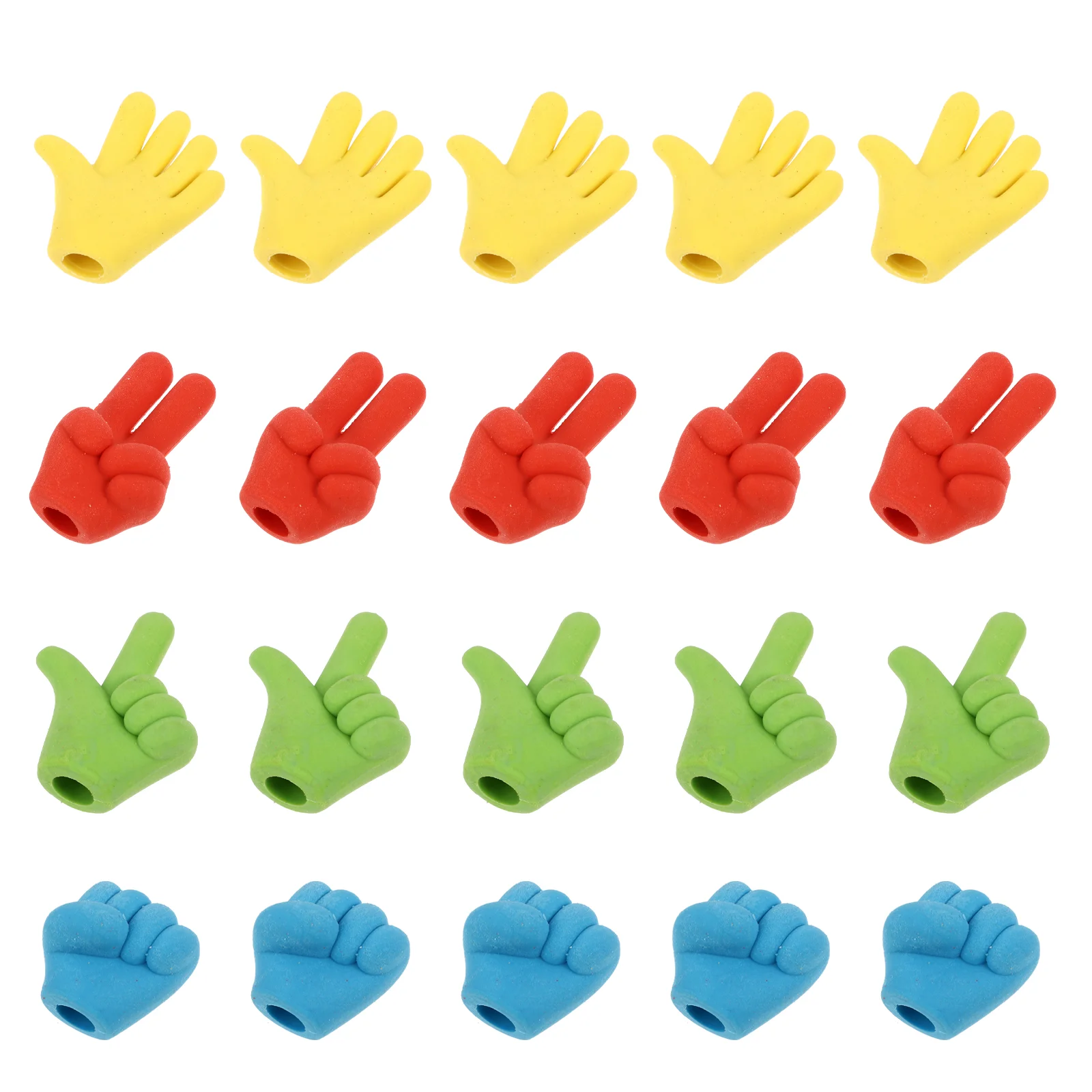 

40Pcs Eraser Pencil Caps Mini Stationery Eraser Awards Decorative Erasers for Students School Kindergarten Home