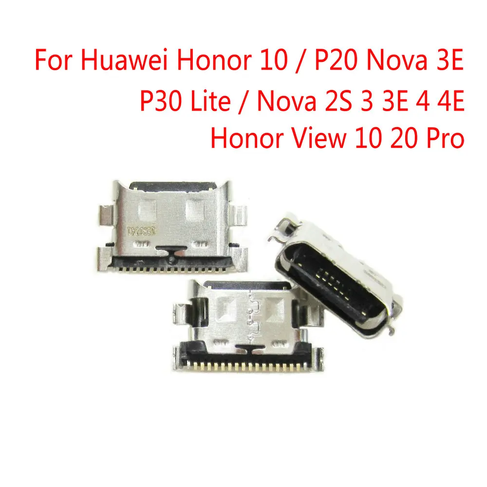 Разъем USB Type-C док-станция зарядный порт гнездо для Huawei Honor 10 / P20 P30 Lite Nova 2S 3 3E 4 4E View 20