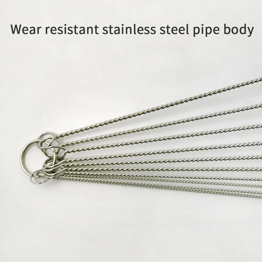 10 шт. многоразовые щетки для чистки бутылок с ручкой из нержавеющей стали набор