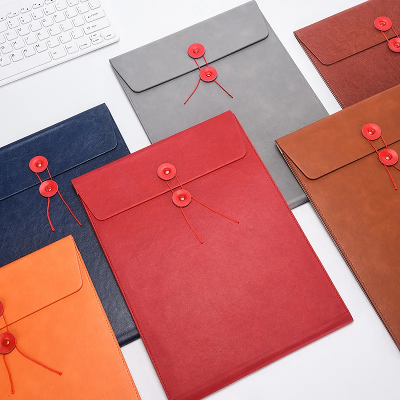 

Органайзер из искусственной кожи для документов, вместительный, A4