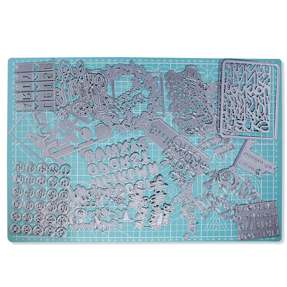 

10 Set Random Lucky Package Metal Cutting Dies Stencils for DIY Scrapbooking Decorative Embossing Handcraft Die Cutting Template