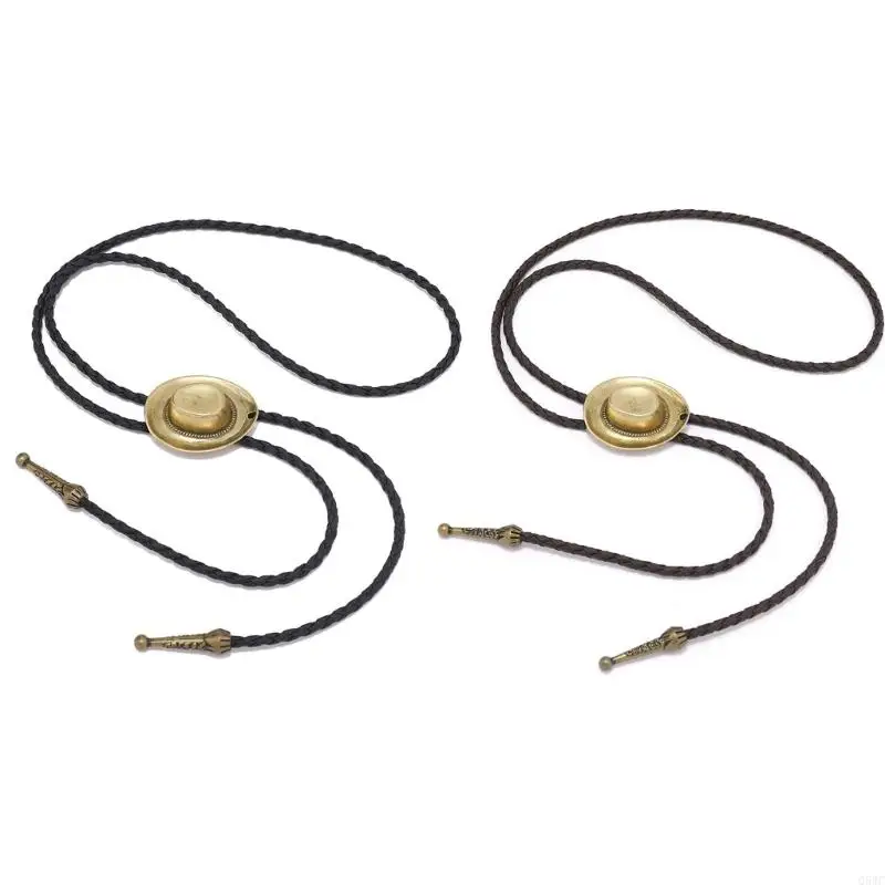 Плетеный хлопковый галстук-боло OOTDTY